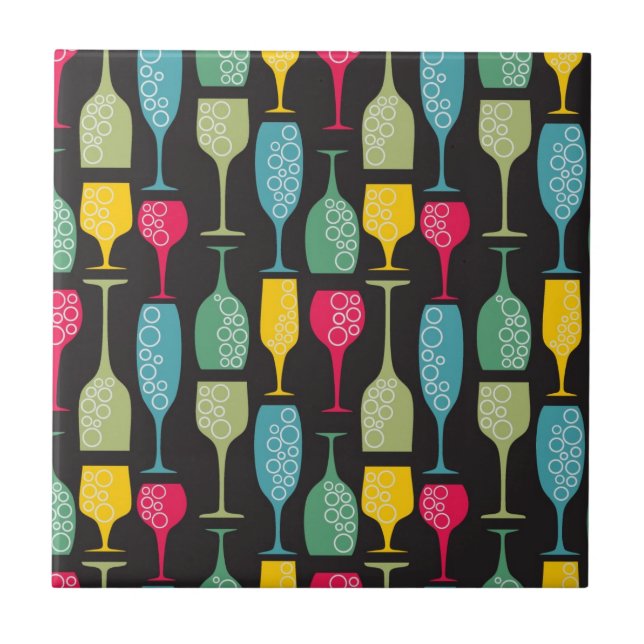 Carreau En Céramique Wineglass (Devant)