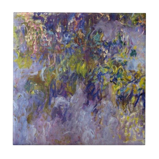 Carreau En Céramique Wisteria (moitié gauche) par Claude Monet (Devant)