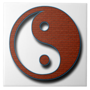 Carreau En Céramique Yin Yang par Shirley Taylor
