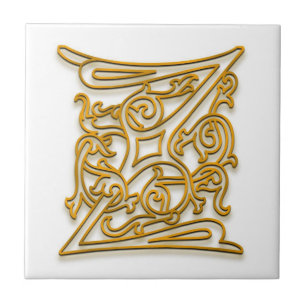 Carreau En Céramique Z Monogramme "Irish Gold" Carrelage en céramique