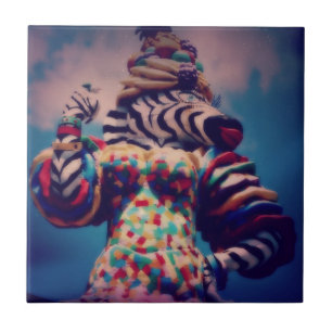 Carreau En Céramique Zebra Party Animal