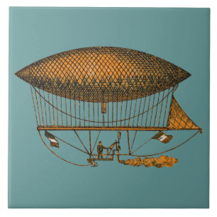 Carreau En Céramique Zeppelin de déplacement du cru 1883