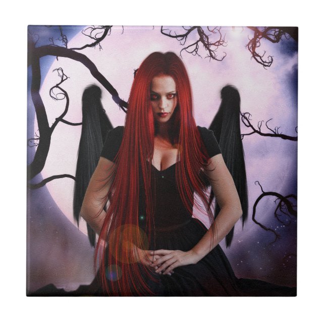 Carreau Enchanteuse sombre (Devant)