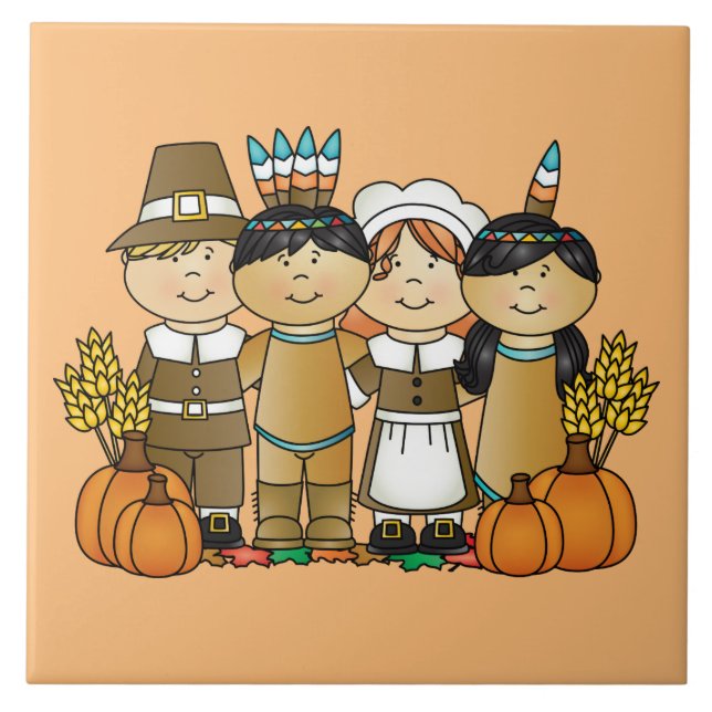 Carreau Enfants bons thanksgivings (Devant)