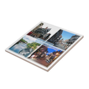 Carreau ENG051 CHESTER, Angleterre, Europe,