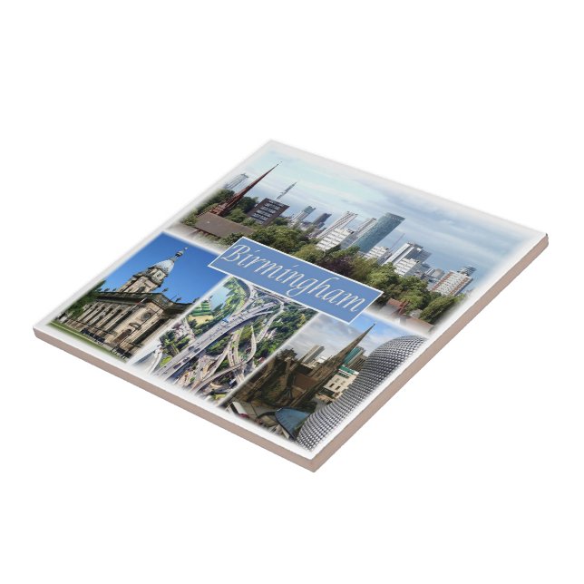 Carreau ENG059 BIRMINGHAM, Angleterre, Europe, (Côté)