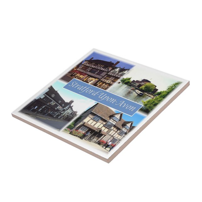 Carreau ENG060 STRATFORD SUR AVON, Angleterre Europe, (Côté)