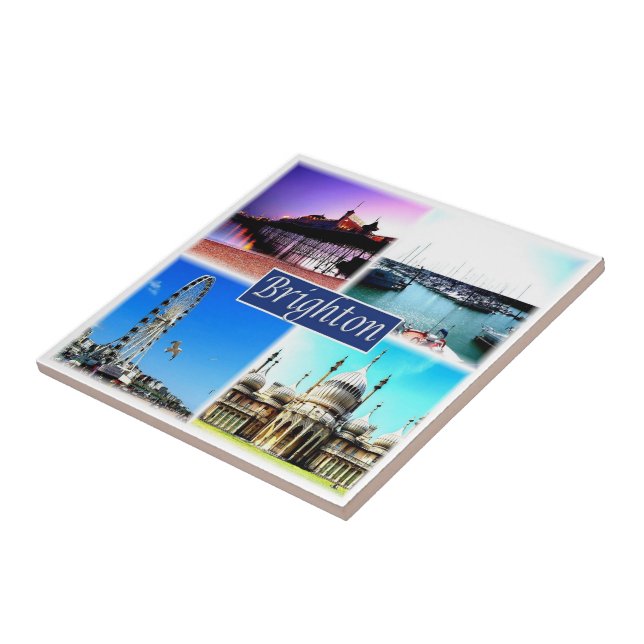 Carreau ENG098 BRIGHTON, Angleterre, Europe, (Côté)