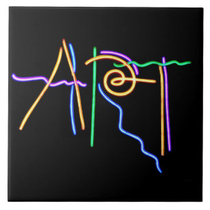 Carreau Enseigne au néon d'art
