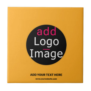 Carreau Entreprise moderne Personnalisé Macaroni & Tee de 