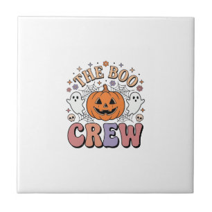 Carreau Équipage fantôme d'Halloween Mignon Fantomatique V