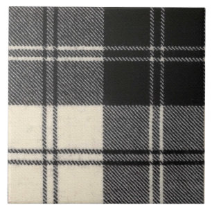 Carreau Erskine B/W Modern Original Clan écossais Tartan
