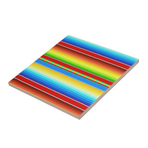 Carreau Espagnol traditionnel couvrant mexicain vibrant