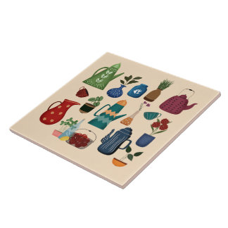 Carreau Éssentiels de cuisine rétro