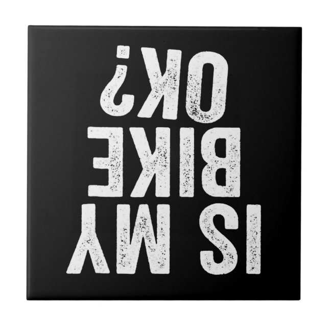 Carreau Est Mon Vélo Ok Drôle Cadeau Pour Les Vélos (Devant)