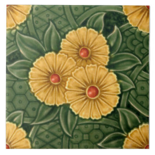 Carreau Esthétique Repro Sherwin & Cotton Molded Majolica