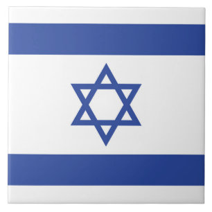 Carreau Etat d'Israël Drapeau, Étoile de David Juifs