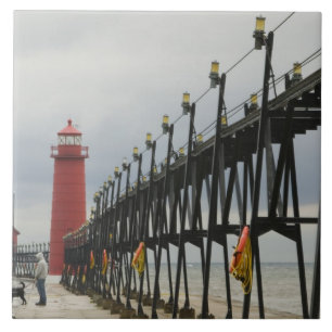 Carreau États-Unis, Michigan, Lake Michigan Shore, Grand H