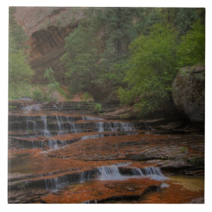 Carreau États-Unis, Utah, Zion National Park.  Pittoresqu