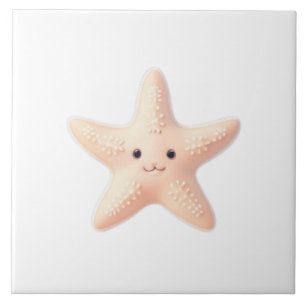 Carreau Étoile de mer rose mignonne