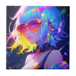 Carreau Étoiles de fille Anime