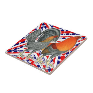 Carreau Étoiles et rayures Gamefowl