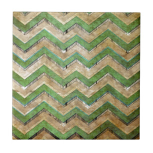 Carreau Étonnant cool chevron zigzag motif