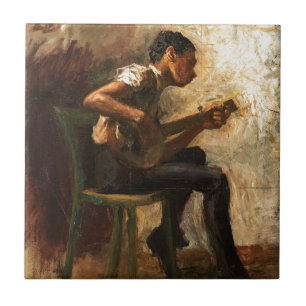 Carreau Étude pour la danse de garçon de nègre