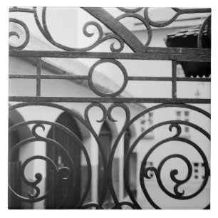 Carreau Europe, Autriche, Salzbourg. Détail de la grille m