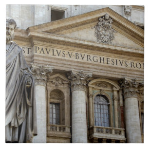 Carreau Europe, Italie, Rome. Basilique Saint-Pierre (auss