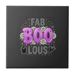Carreau Fab Boo Lous modèle de fantôme d'Halloween_1