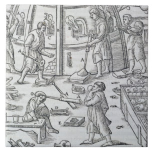 Carreau Fabrications du verre, illustration montrant le