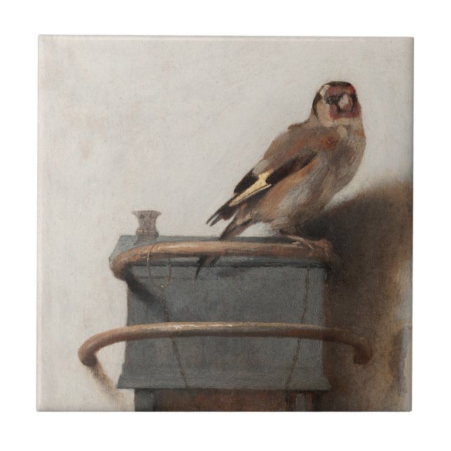 Carreau Fabritius The Goldfinch Peinture Art Imprimer (Devant)