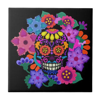 Carreau Fabulous Felt Look Sugar Skull Beautiful
