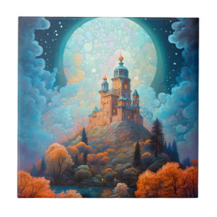 Carreau Fairy Tale Castle Imaginaire Art