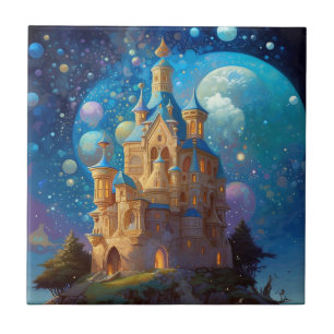 Carreau Fairy Tale Castle Imaginaire Art