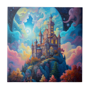 Carreau Fairy Tale Castle Imaginaire Art