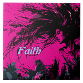 Carreau Faith Art Retro