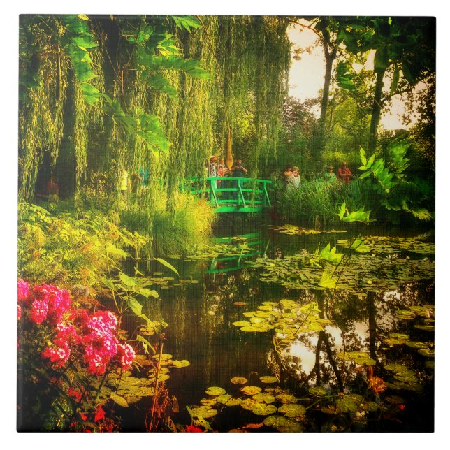 Carreau Fameux Claude Monet Giverny Pond Lilies (Devant)