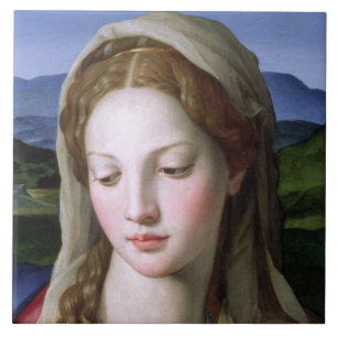 Carreau Famille sainte avec St Anne et le St John