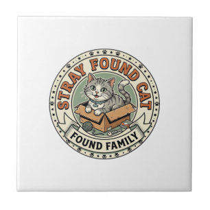 Carreau Famille Trouvée Chat de Rue Trouvé Famille Trouvée