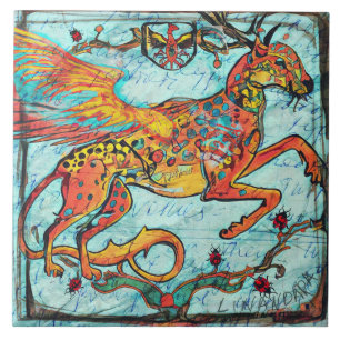 Carreau Fantastique Beast Deer Jaguar Ladybird Phoenix