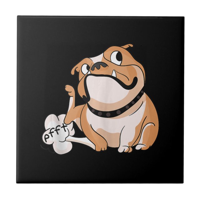 Carreau Farer Pitbull Lover Amusant Chien Chien Mère Amant (Devant)