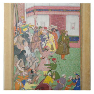 Carreau Fatepur Sikiri, 1573 : Hasain Quli Khan-l Jahan