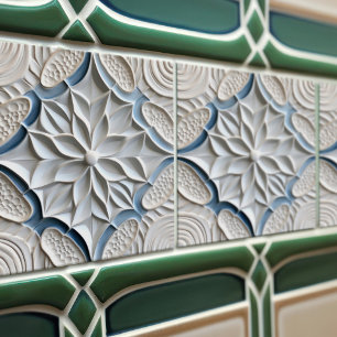 Carreau Faux Relief Floral Carrelage marocain Accueil Déco