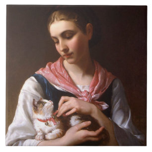 Carreau Favorite Kitten (par Émile Munier)