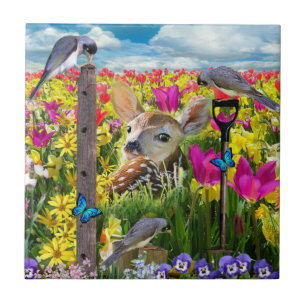 Carreau Fawn Birds
