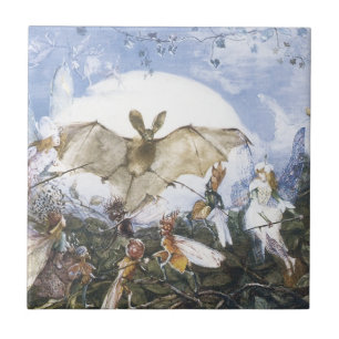 Carreau Fées vintages attaquant une batte