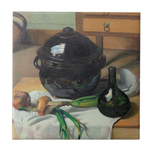 Carreau Felix Vallotton, Oignons et Souper,