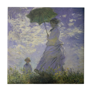 Carreau Femme à l'Ombrelle de Claude Monet, Art ancien